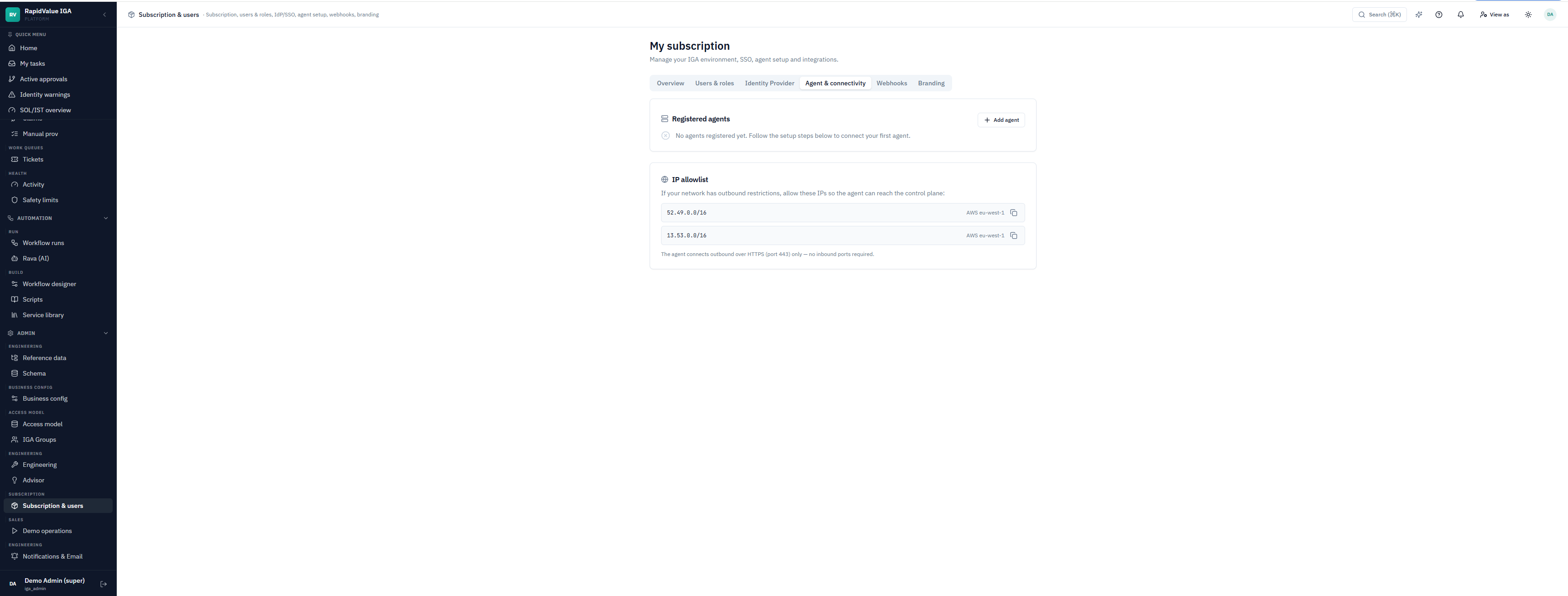 Agent onboarding 2
