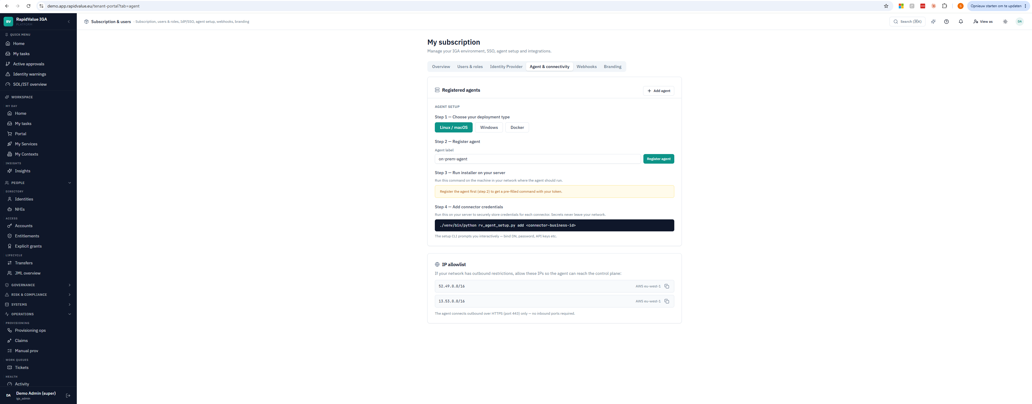 Agent onboarding 3
