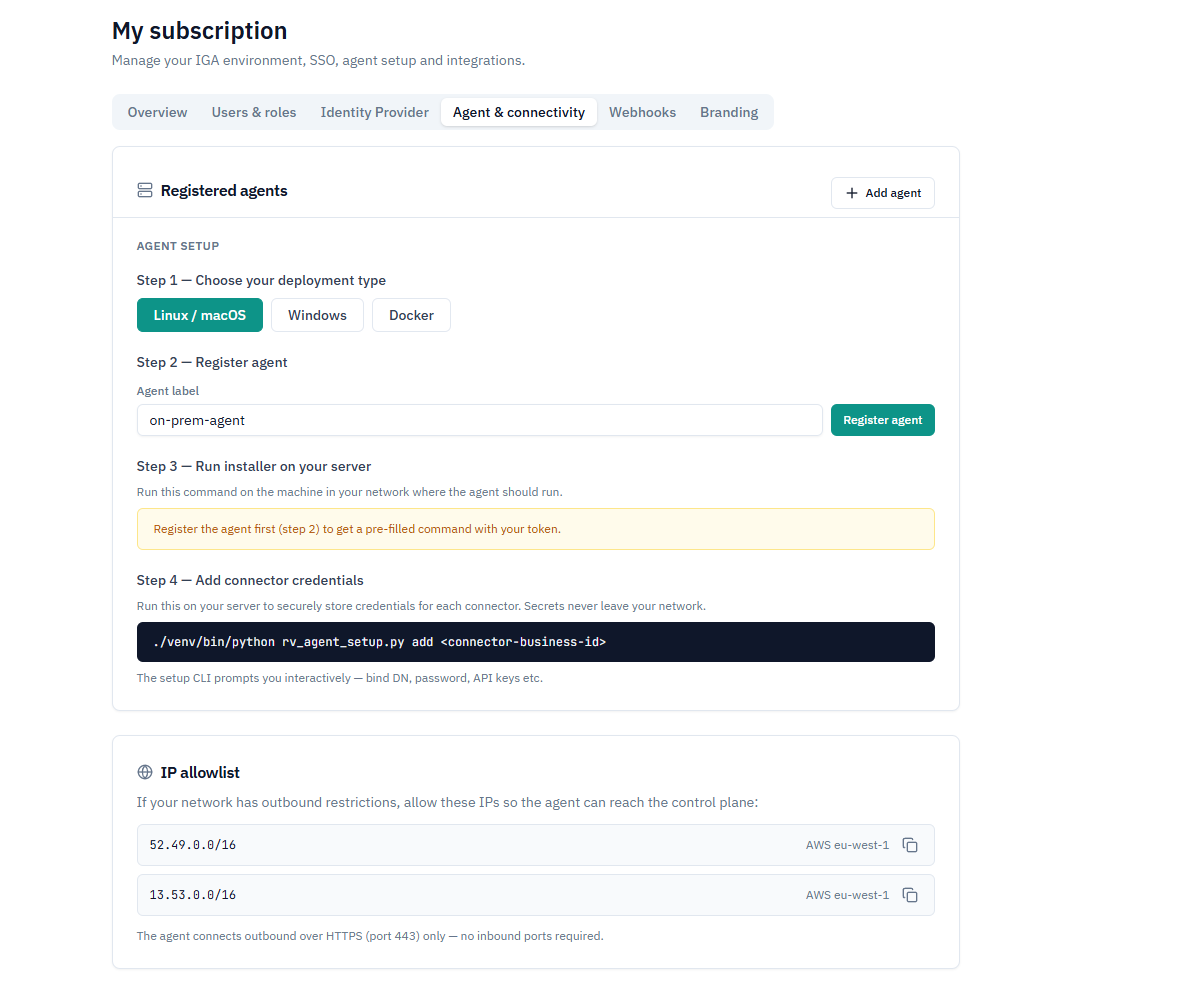 Agent onboarding 5