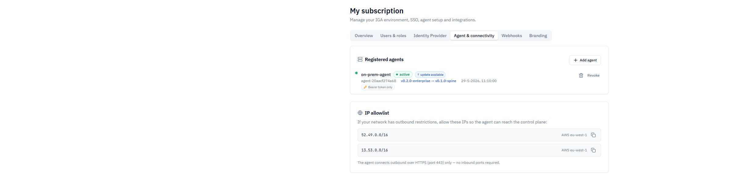 Agent onboarding 6