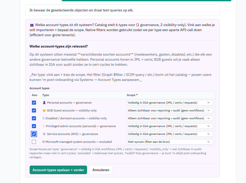 Entra account types
